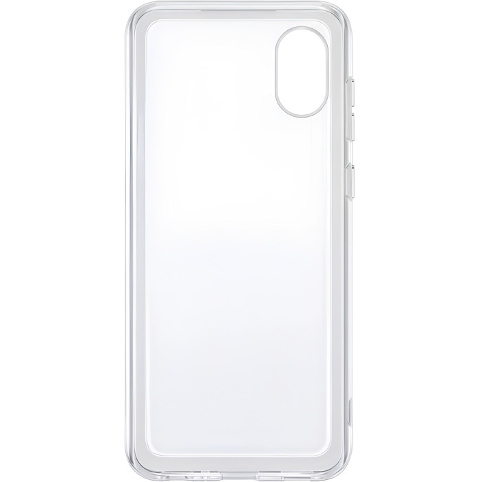 Чехол SAMSUNG Soft Clear Cover для Galaxy A03 Transparent (EF-QA032TTEGRU)