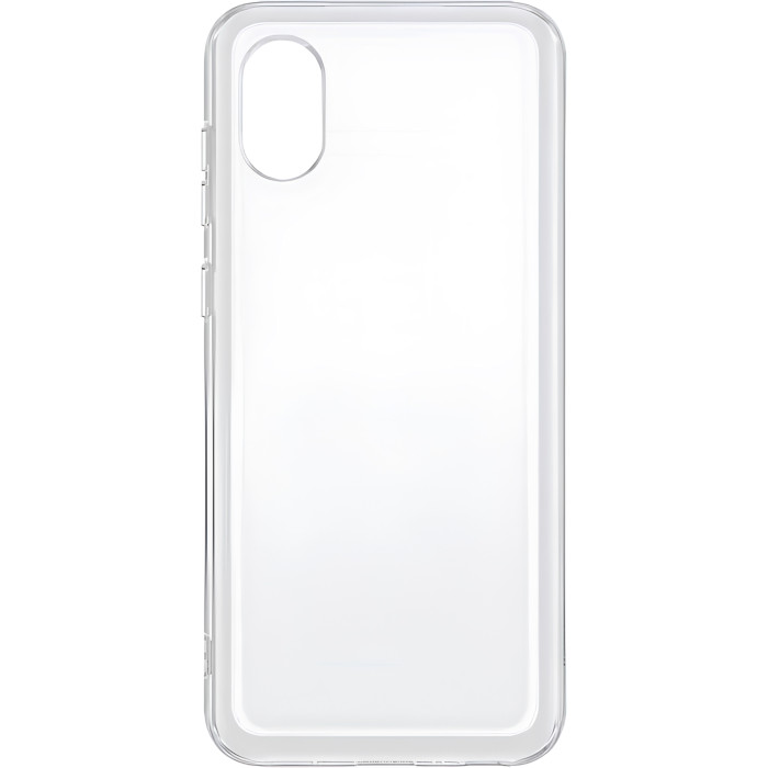 Чехол SAMSUNG Soft Clear Cover для Galaxy A03 Transparent (EF-QA032TTEGRU)