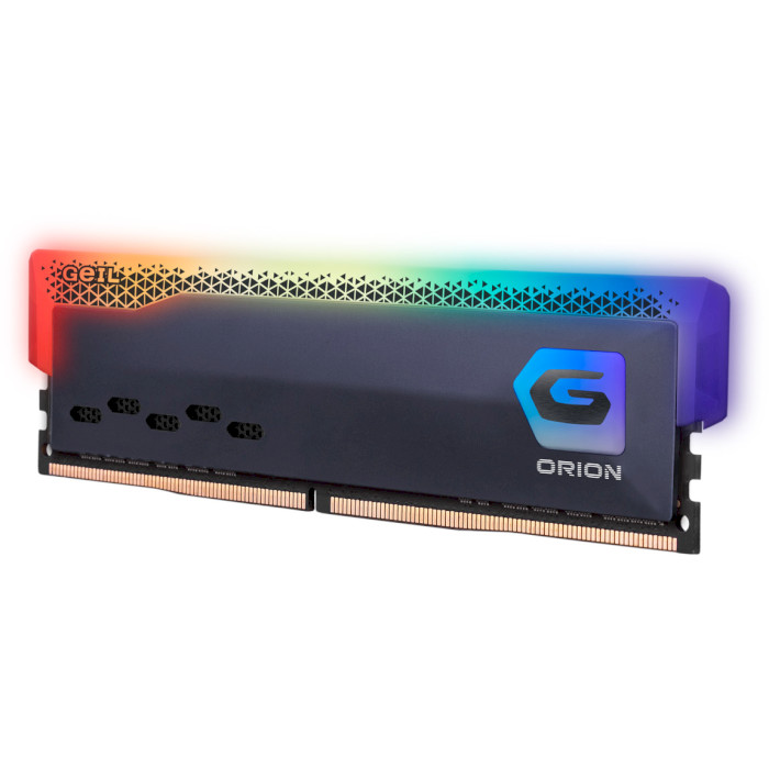 Модуль пам'яті GEIL Orion RGB Titanium Gray DDR4 3600MHz 32GB Kit 2x16GB (GOSG432GB3600C18BDC)