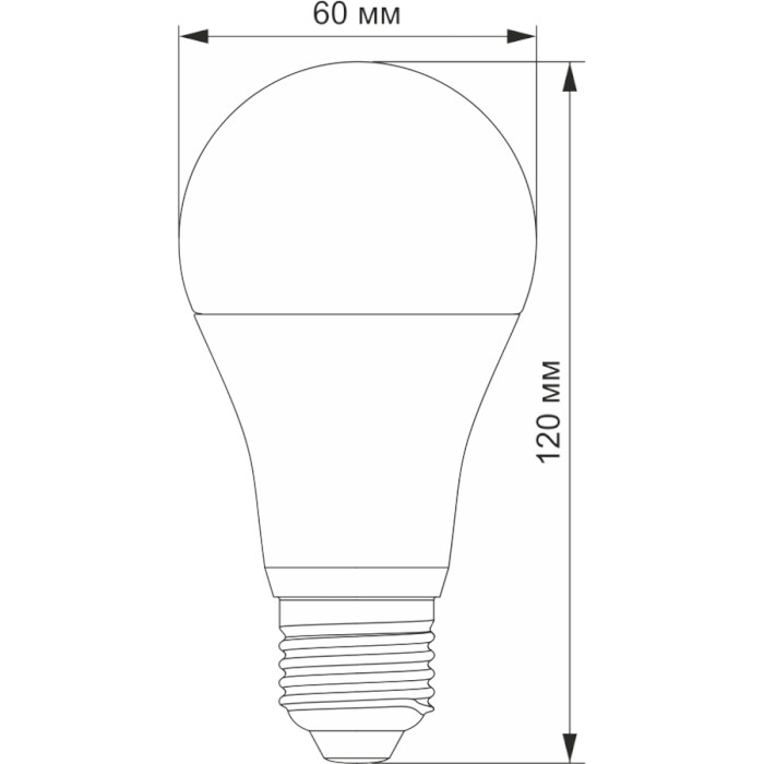 Лампочка LED VIDEX A65 E27 15W 3000K 220V (VL-A65E-15273)