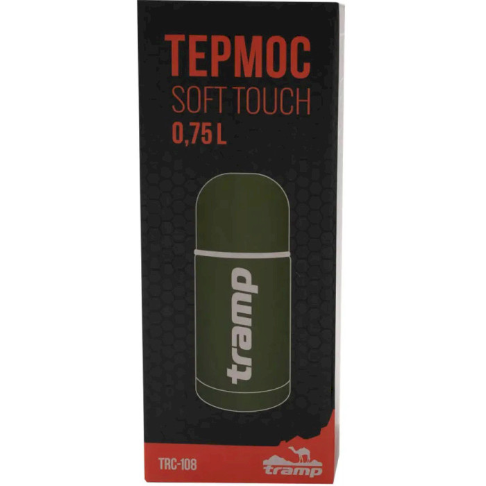 Термос TRAMP Soft Touch 0.75л Khaki (TRC-108-KHAKI)