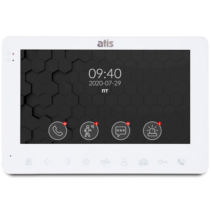Комплект відеодомофона ATIS AD-780FHD White Kit Box