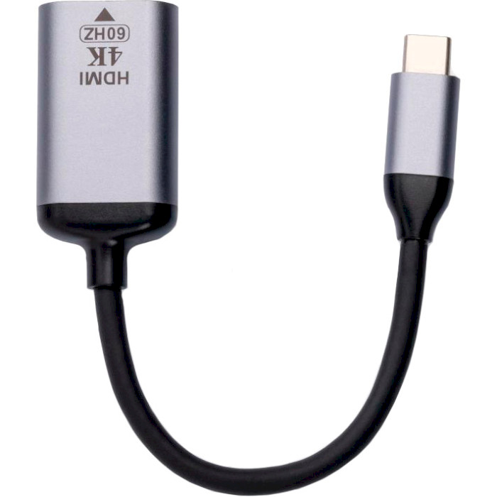 Адаптер VINGA USB-C - HDMI v2.0 Black (VCPATCHDMI2)