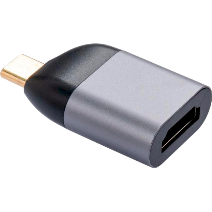 Адаптер VINGA USB-C - HDMI v2.0 Gray (VCPATCHDMI2C)