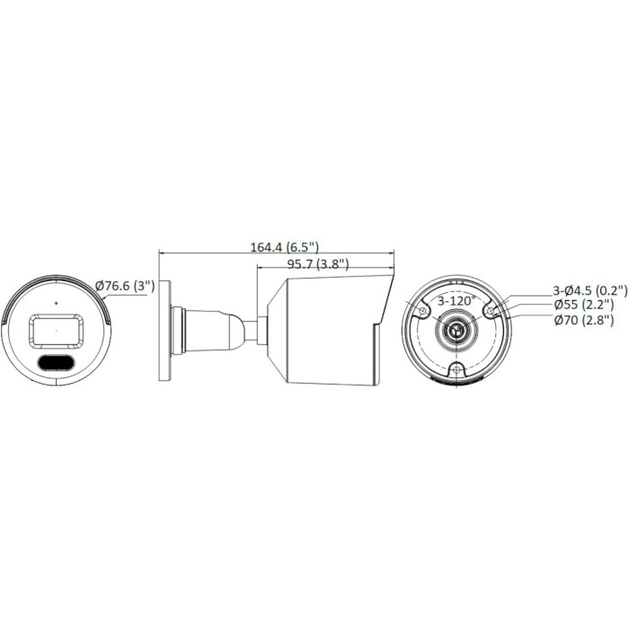 IP-камера HIKVISION DS-2CD1027G0-L(C) (4.0)