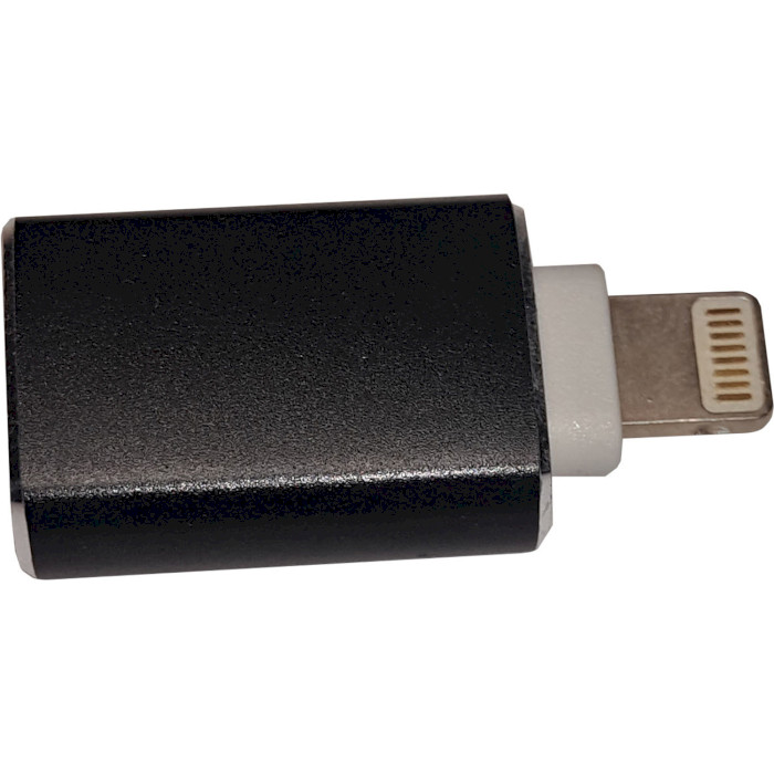 Адаптер OTG USB3.0 AF/Lightning Black (S0998)