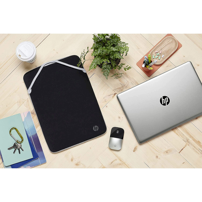 Чохол для ноутбука 14.1" HP Reversible Protective Sleeve Black/Silver (2F2J1AA)