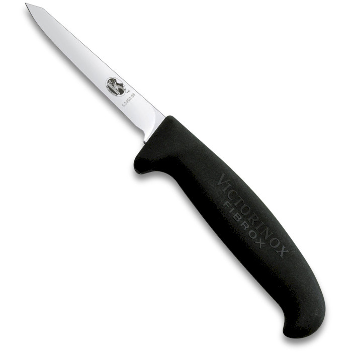 Ніж кухонний для оброблення VICTORINOX Fibrox Poultry Black 80мм (5.5903.08M)