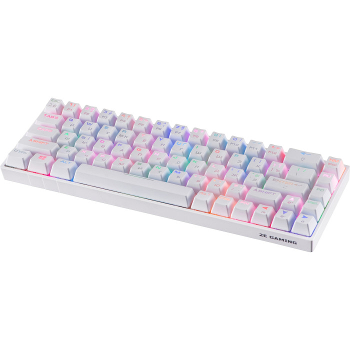Клавиатура 2E GAMING KG370 Gateron Brown Switch White (2E-KG370UWT-BR)