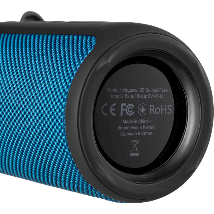 Портативна колонка 2E SoundXTube Plus TWS MP3 Wireless Waterproof Blue (2E-BSSXTPWBL)