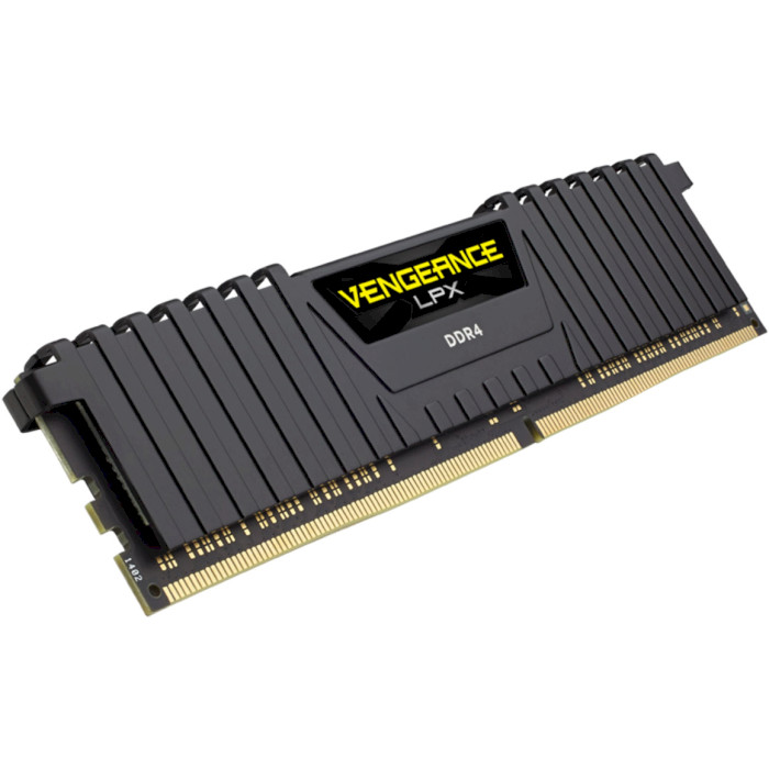 Модуль пам'яті CORSAIR Vengeance LPX Black DDR4 2666MHz 16GB Kit 2x8GB (CMK16GX4M2D2666C16)