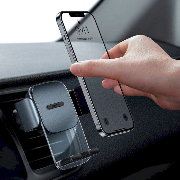 Автотримач для смартфона BASEUS Easy Control Clamp Car Mount Holder (SUYK000101)