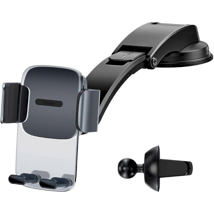 Автотримач для смартфона BASEUS Easy Control Clamp Car Mount Holder A Set (SUYK000001)