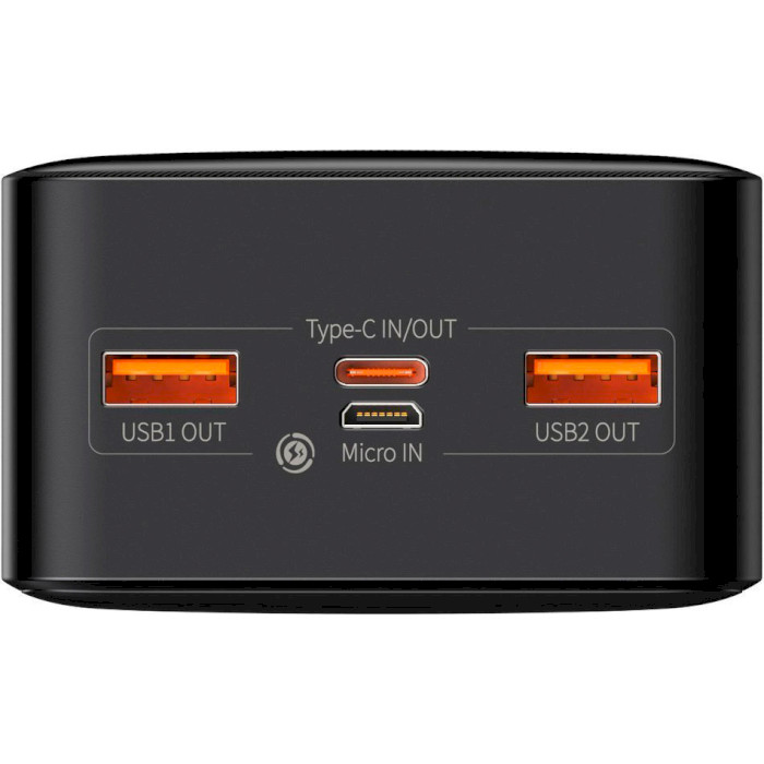 Повербанк BASEUS Bipow Digital Display Power Bank 20W 30000mAh Black (PPDML-N01)