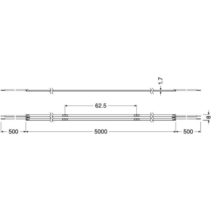 Світлодіодна стрічка OSRAM LED Strip Performance White 5м (4058075597549)