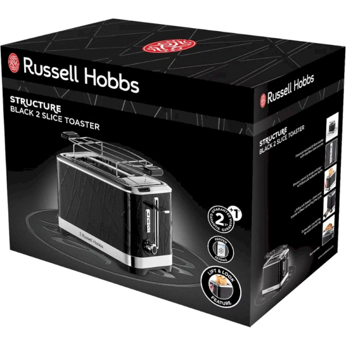 Тостер RUSSELL HOBBS Structure Black (28091-56)