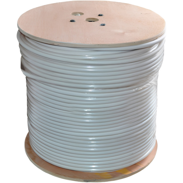 Коаксиальный кабель с питанием RITAR RT-W305-RG59+2x0.5mm 305м White