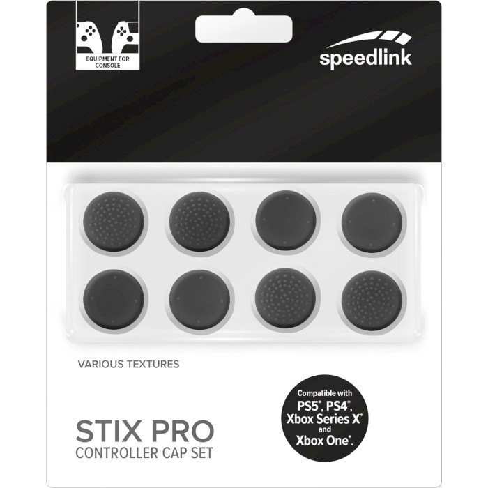 Накладки для кнопок SPEEDLINK Stix Pro Controller Cap Set для PS5 (SL-460800-BK)
