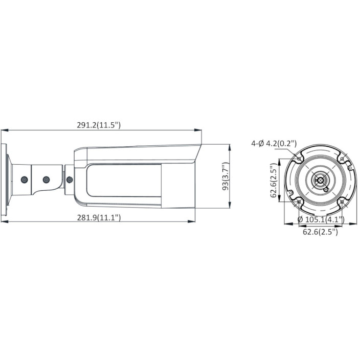 IP-камера HIKVISION DS-2CD2T47G2-L (4.0) Black