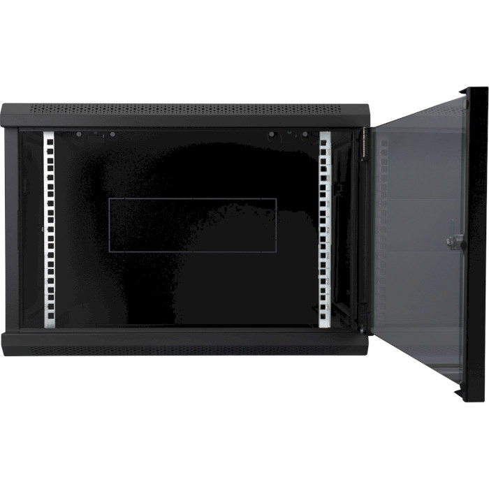 Настінна шафа 19" DIGITUS DN-1907-U-EC-SW (7U, 600x450мм, RAL9005)