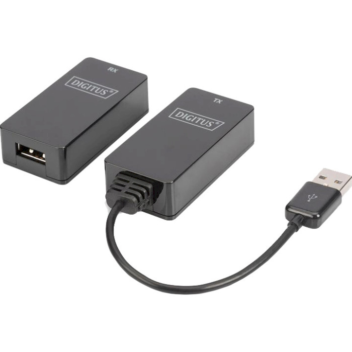 Подовжувач USB по кручений парі DIGITUS USB Extender 0.2м (DA-70141)