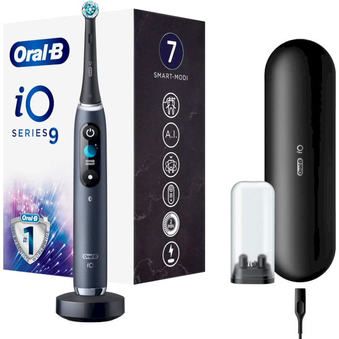 Електрична зубна щітка BRAUN ORAL-B iO Series 9 IOM9.1B2.2AD Black Onyx (81774299)