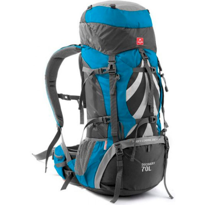 Туристичний рюкзак NATUREHIKE Discovery Professional Climbing Backpack 70+5L Blue (NH70B070-B-BL)