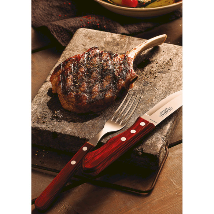 Нож кухонный для мяса TRAMONTINA Barbecue Polywood 203мм (21189/178)