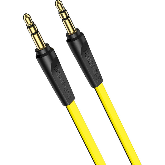 Кабель BOROFONE BL6 mini-jack 3.5 мм 1м Yellow (BL6-1Y)