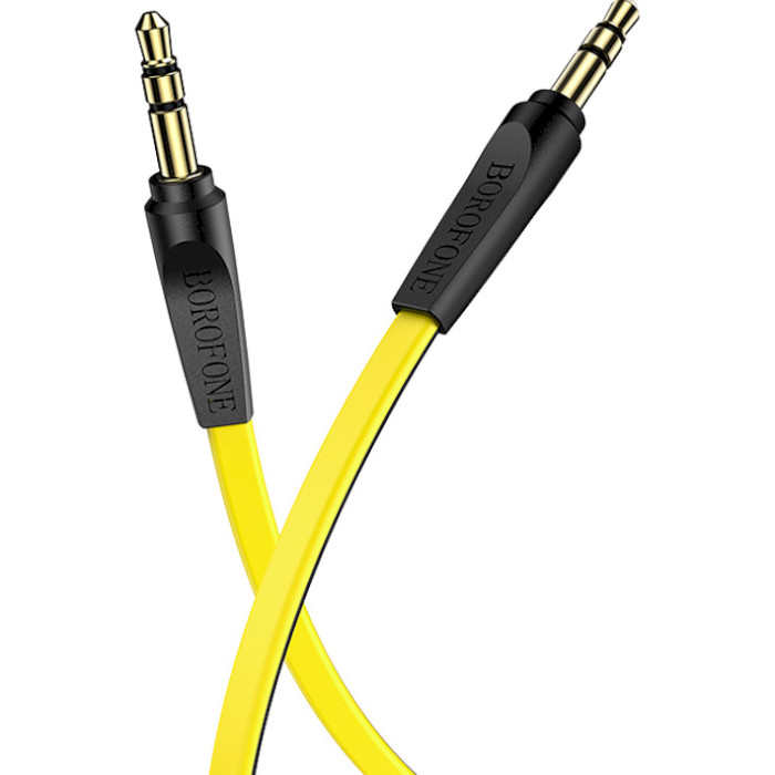 Кабель BOROFONE BL6 mini-jack 3.5mm 1м Yellow (BL6-1Y)