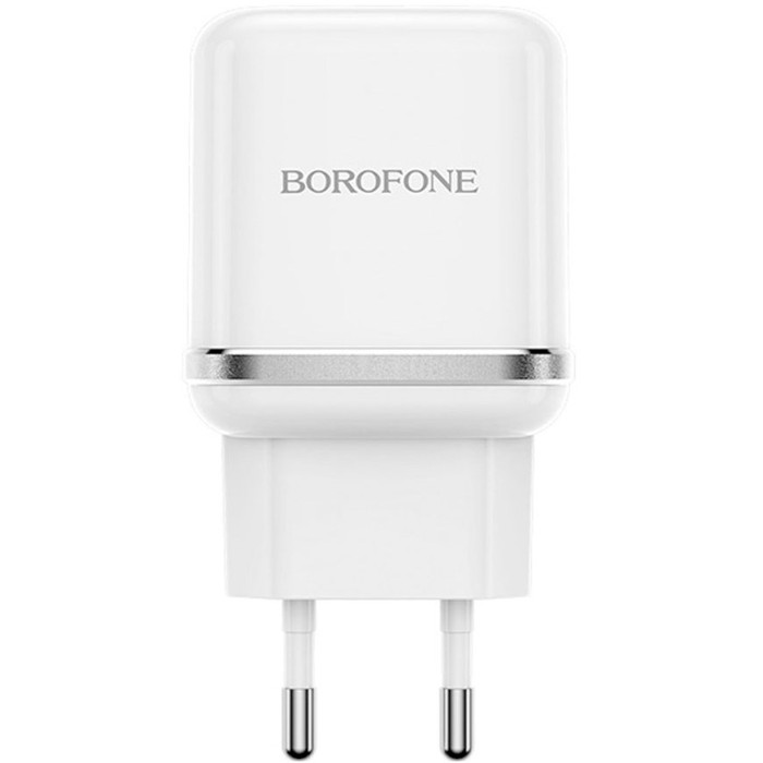 Зарядний пристрій BOROFONE BA36A High Speed 1xUSB-A, QC3.0, 18W White