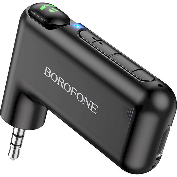 Bluetooth аудио адаптер BOROFONE BC35 Wideway Car AUX BT Receiver (BC35B)