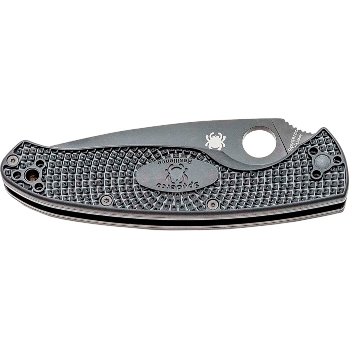 Складаний ніж SPYDERCO Resilience FRN Serrated Black Blade (C142PSBBK)