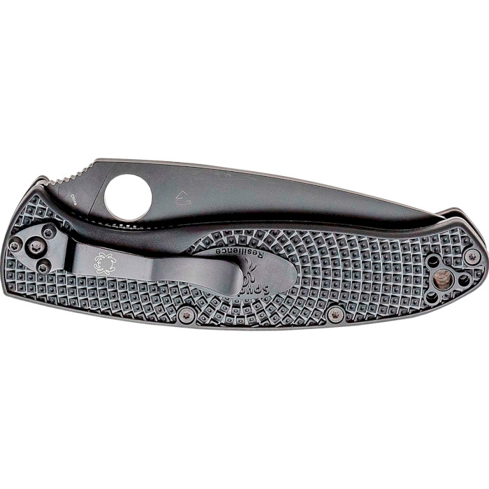 Складаний ніж SPYDERCO Resilience FRN Serrated Black Blade (C142PSBBK)