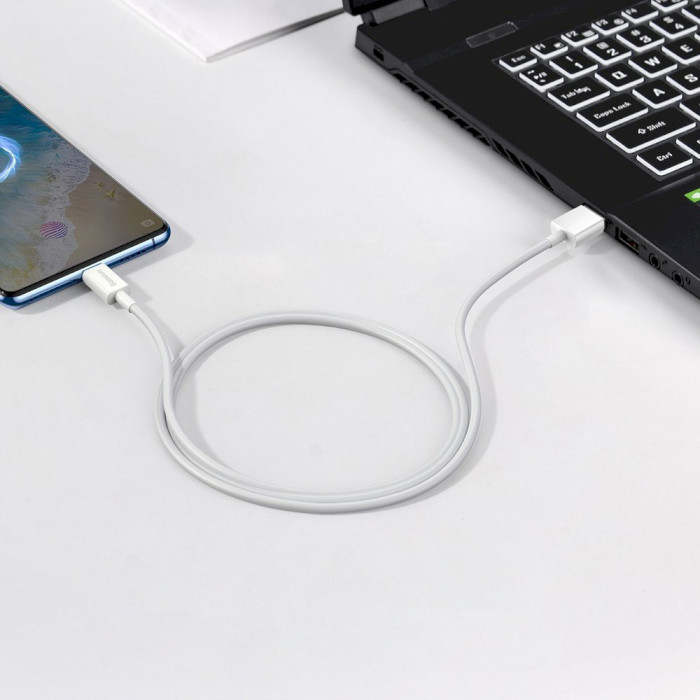 Кабель BASEUS Superior Series Fast Charging Data Cable USB to Micro 2A 2м White (CAMYS-A02)
