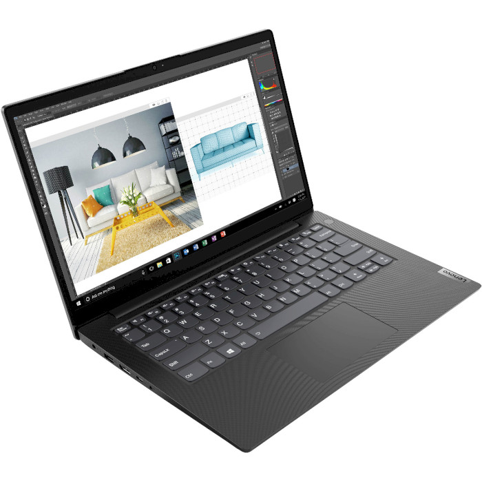 Ноутбук LENOVO V14 G2 ALC Black (82KC003JRA)