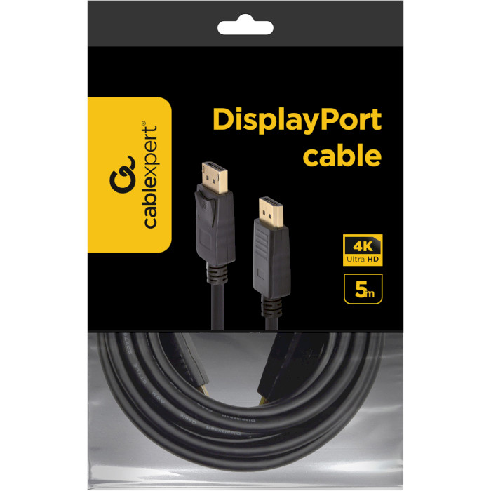 Кабель CABLEXPERT 4K UltraHD DisplayPort 5м Black (CC-DP2-5M)
