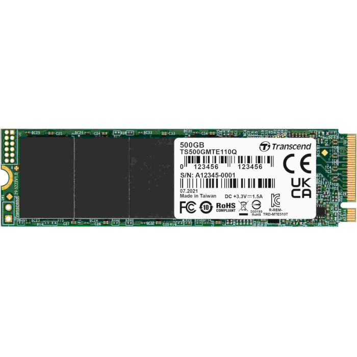 SSD диск TRANSCEND 110Q 500GB M.2 NVMe (TS500GMTE110Q)