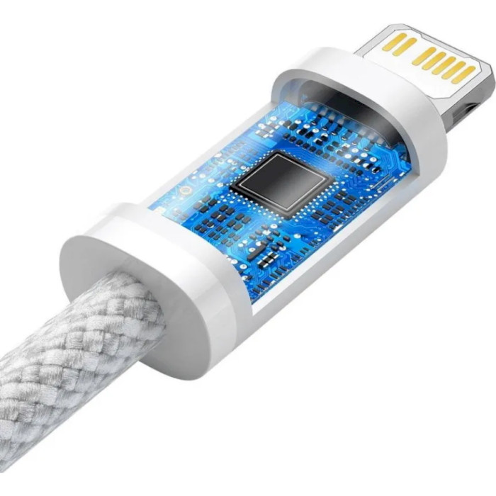 Кабель BASEUS Dynamic Series Fast Charging Data Cable Type-C to iP 20W 1м White (CALD000002)