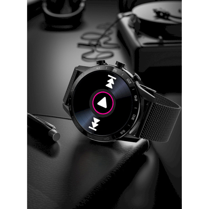 Смарт-часы LEMFO KK70 Metal Black
