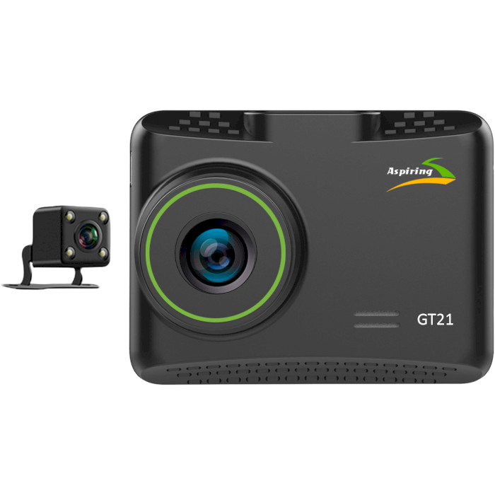 Автомобільний відеореєстратор з камерою заднього виду ASPIRING GT21 (CD20HF7PR7)