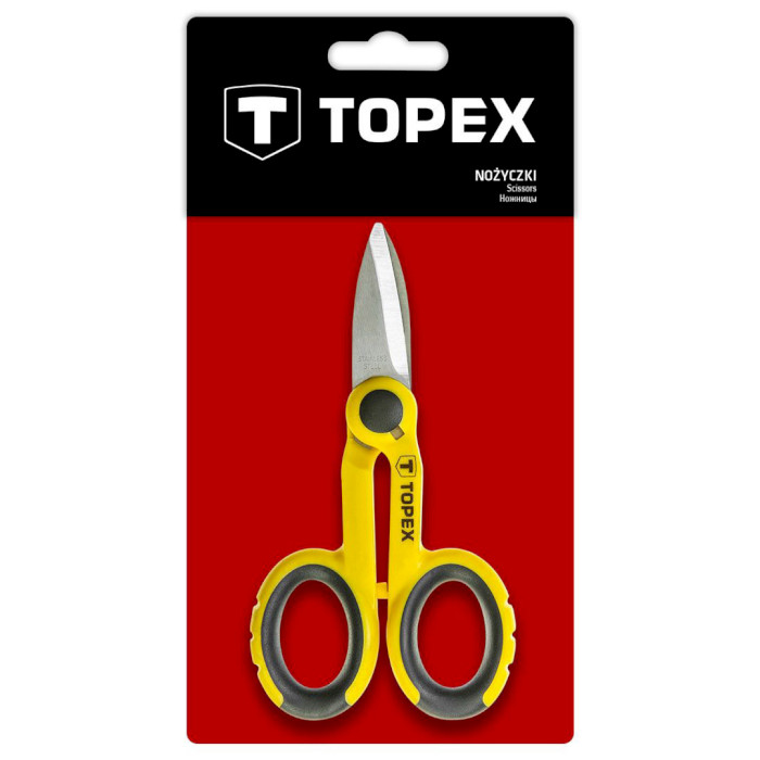 Ножиці для кабелю та ізолюючої оболонки TOPEX 140мм (32D413)