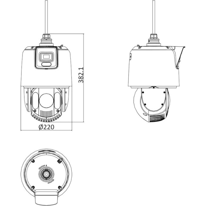 IP-камера DarkFighter HIKVISION DS-2SE7C144IW-AE(32X/4)(S5)