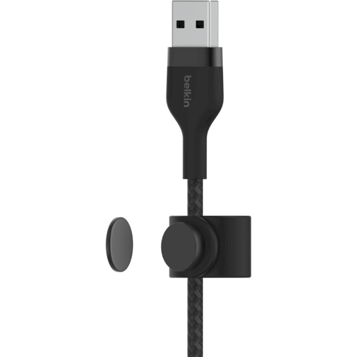 Кабель BELKIN Boost Up Charge Pro Flex USB-A Cable with Lightning Connector 1м Black (CAA010BT1MBK)