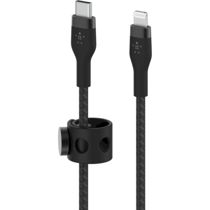 Кабель BELKIN Boost Up Charge Pro Flex USB-C Cable with Lightning Connector 1м Black (CAA011BT1MBK)