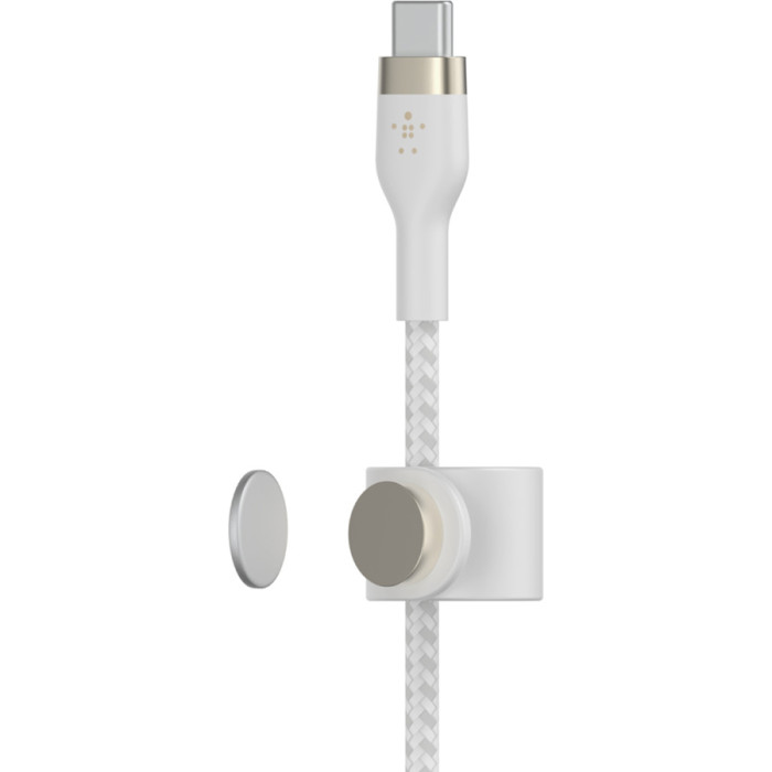 Кабель BELKIN Boost Up Charge Pro Flex USB-C Cable with Lightning Connector 1м White (CAA011BT1MWH)