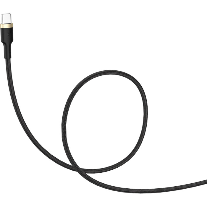 Кабель COLORWAY Spiral USB to USB-C 1м Black (CW-CBUC051-BK)