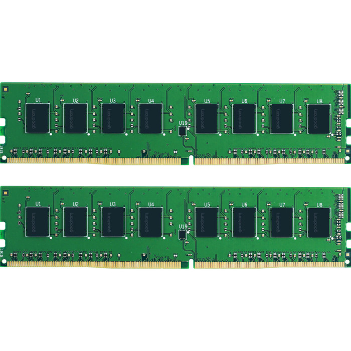 Модуль пам'яті GOODRAM DDR4 2666MHz 16GB Kit 2x8GB (GR2666D464L19S/16GDC)