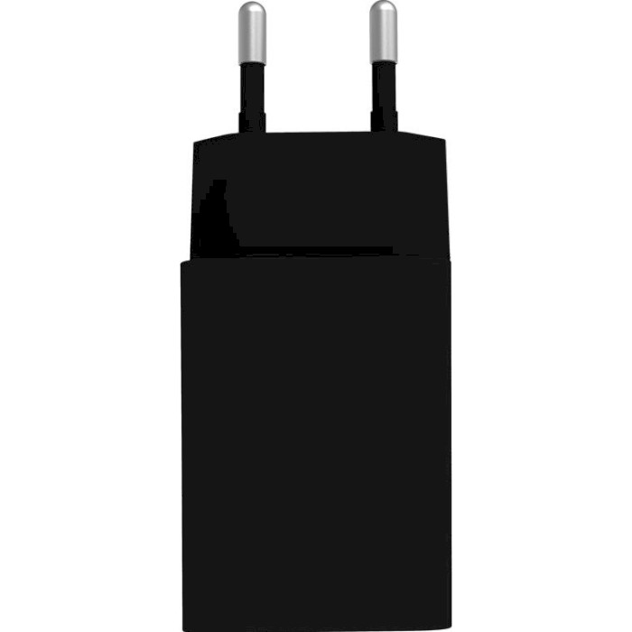 Зарядний пристрій COLORWAY 1xUSB-A, 2A, 10W Black w/Lightning cable (CW-CHS012CL-BK)