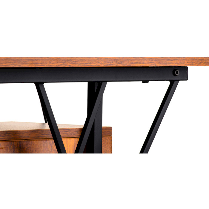 Комп'ютерний стіл з тумбою SPECIAL4YOU Bacca Brown (E4138)